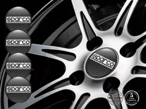 Sparco Domed Stickers High-Gloss Gravitational Surge